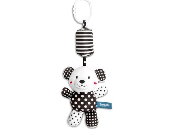 Sensillo Black&amp;white Teddy Bear Barnvagn Pendel