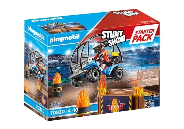 Playmobil Stuntshow 70820, Bil og billøp, 4 år, Flerfarget, Plast