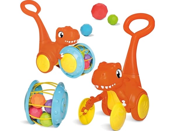 Tomy Pic & Push T-Rex, 1 kuukautta, Monivärinen, 200 g