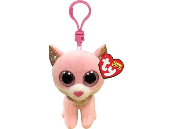 YOU INC. TY BEANIE BOOS FIONA - rosa katt 8,5 cm klips 35247
