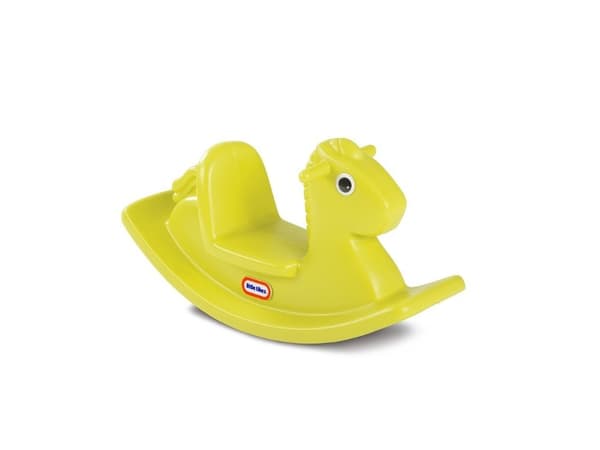 Yellow rocking horse