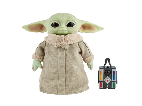 Star Wars The Mandalorian The Child Verkliga Rörelser Plyschleksak, 3 År, Interaktiv, Låter, AAA