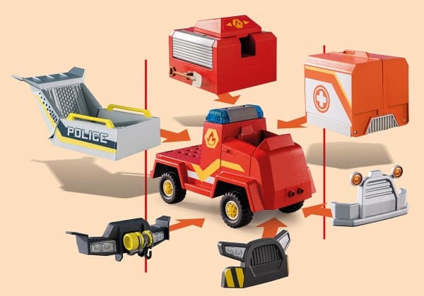 Playmobil Duck On Call 70914, Bil och stad, 3 År, Multifärg, Plast