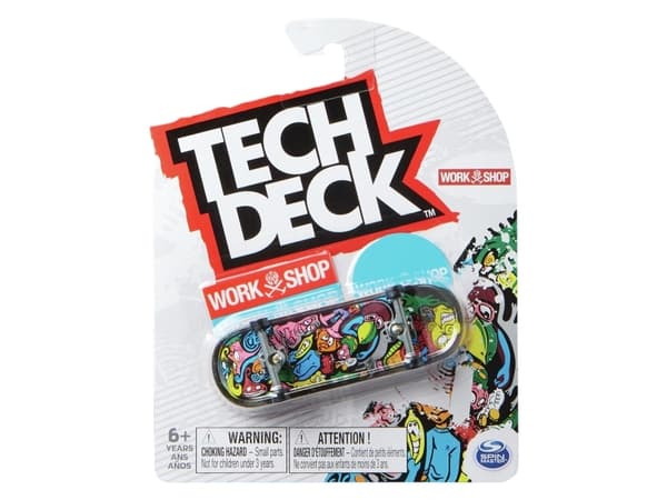 Tech Deck , 96mm Fingerboard Mini Skateboard with Authentic Designs, For Ages 6 and Up (Styles May Vary), Finger board, 6 yr(s)