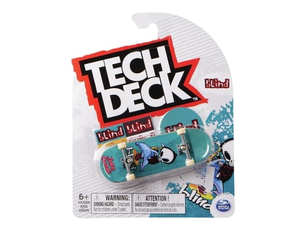 Tech Deck , 96mm Fingerboard Mini Skateboard with Authentic Designs, For Ages 6 and Up (Styles May Vary), Finger board, 6 yr(s)