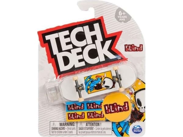 Tech Deck , 96mm Fingerboard Mini Skateboard with Authentic Designs, For Ages 6 and Up (Styles May Vary), Finger board, 6 yr(s)