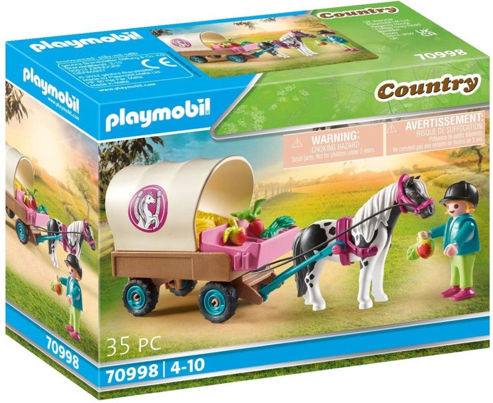 PLAYMOBIL Country ponnyvagn - 70998