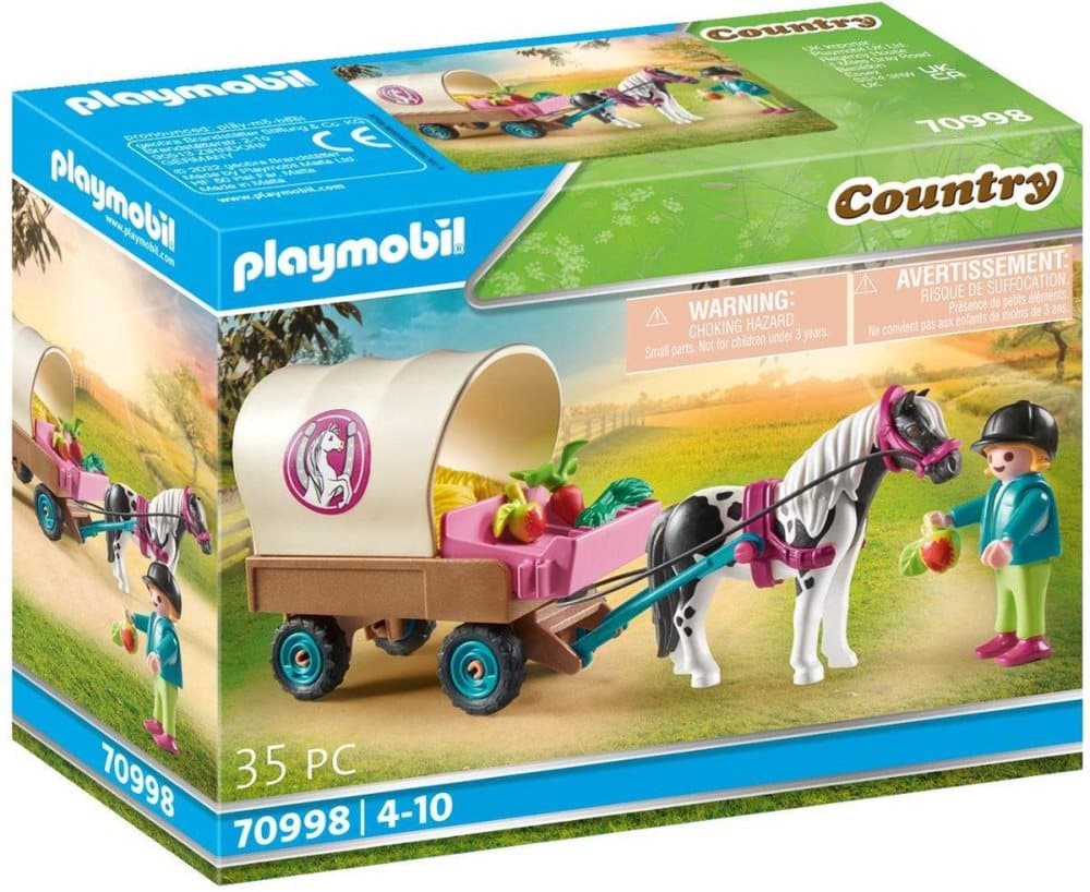 PLAYMOBIL Country ponnyvagn - 70998