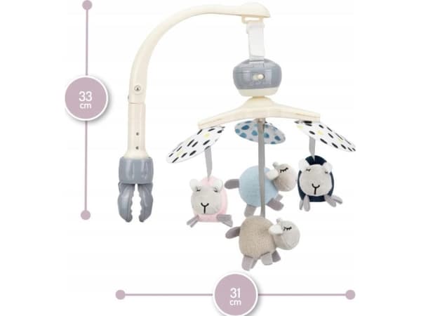 MoMi Sengekarusellmelodier 2-i-1 Momi Kiki-leker