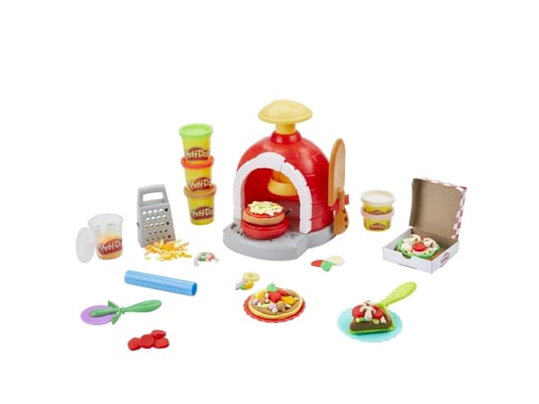 Sett med et sett med Play-Doh PIZZA OVN PLAYSET