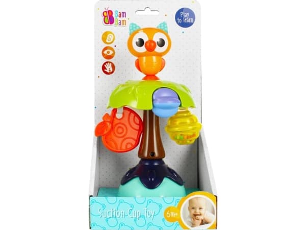 BamBam BAM BAM BAM EDUCATIONAL OWL ON SUCTION CUP 0/24