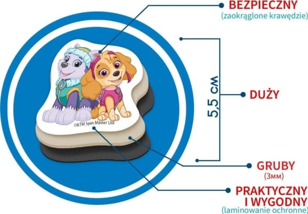 Maksik Psi Patrol magneter 22st Patrol Friends Forever / flicka ML4034-03