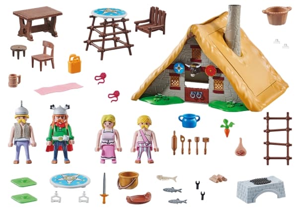 Playmobil Asterix 70932, Asterix: Hut of Vitalstatistix, 5 År, Multifärg