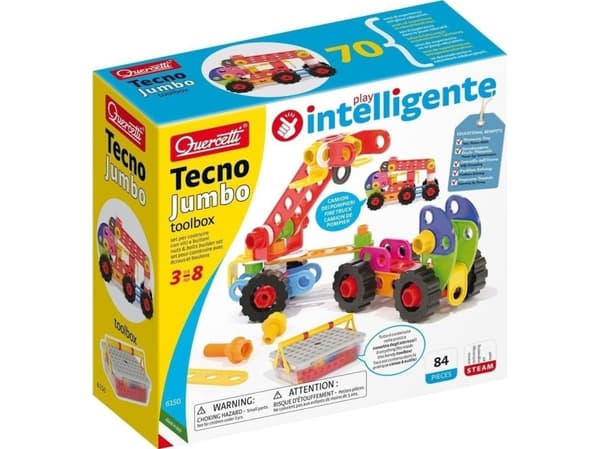 Quercetti Tecno Jumbo toolbox 84el 6150 QUERCETTI