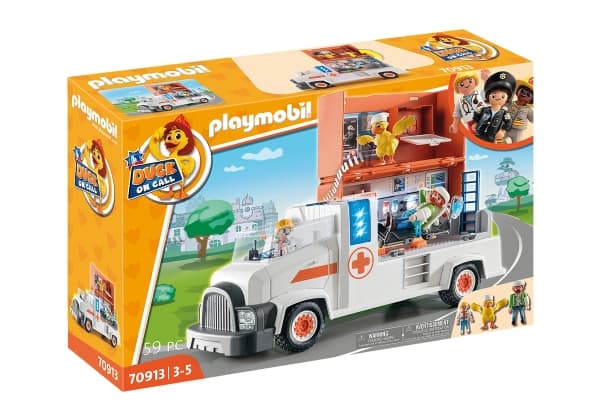 Playmobil Duck On Call 70913, Bil og by, 3 år, Flerfarget, Plast