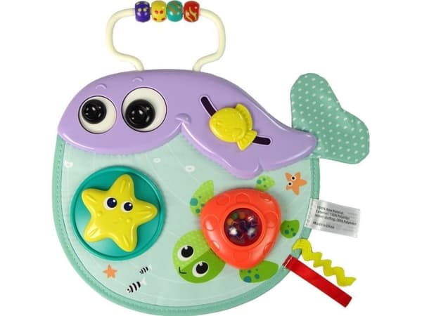 LeanToys Whale Baby Rangle Shapes Slider Beads