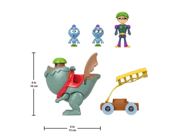 Fisher-Price Gus the Itsy Bitsy Knight Drake och riddare-katapult, Action/äventyr, 3 År, Multifärg, Plast