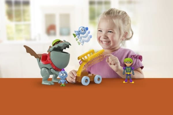 Fisher-Price Gus the Itsy Bitsy Knight Drake och riddare-katapult, Action/äventyr, 3 År, Multifärg, Plast