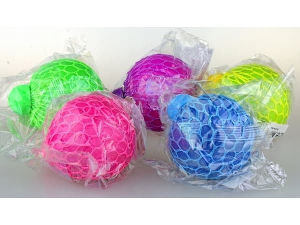 Hipo Squeeze ball neon pearl 6cm 620723 p12 mix pris for 1 stk