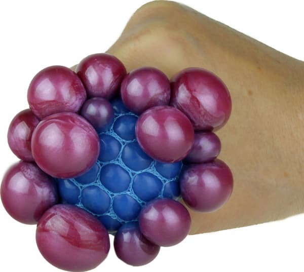 Hipo Squeeze ball neon pearl 6cm 620723 p12 mix pris for 1 stk
