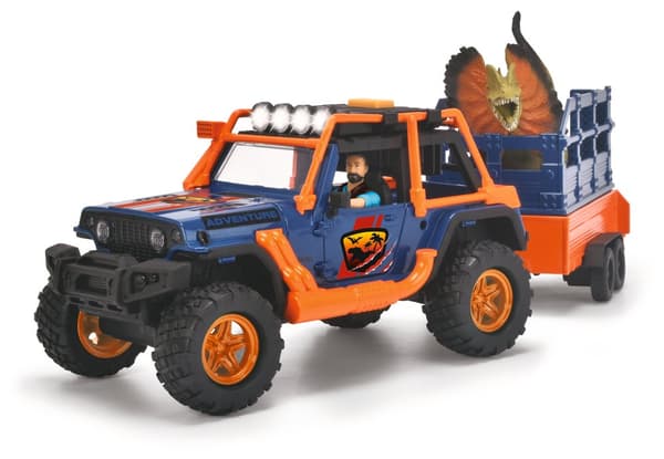 Dino Befälhavare Lekset med Bil och Figurer Dickie Toys
