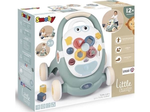 Smoby LS 3 in 1 Trotty Walker - Interactive Walker