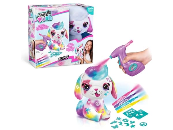 Airbrush Plush Puppy