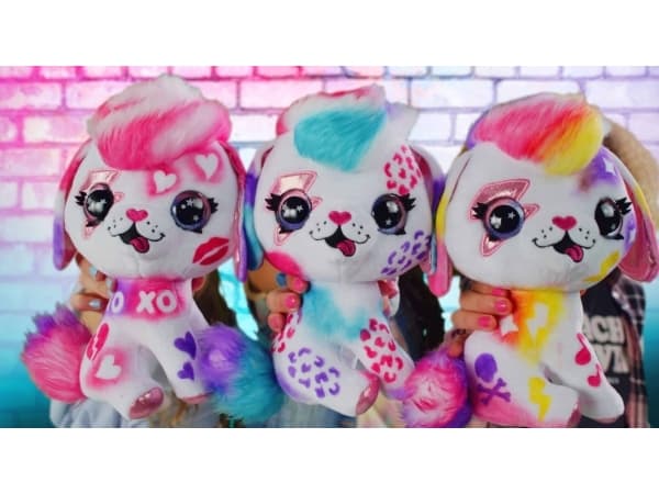 Airbrush Plush Puppy