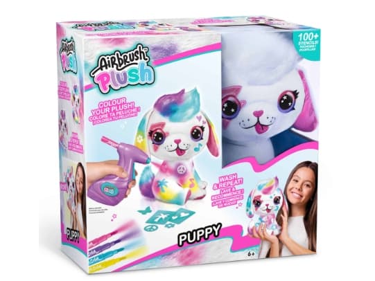 Airbrush Plush Puppy
