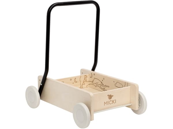Lära gå vagn trä premium