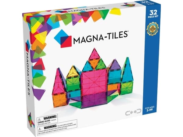 Magna-Tiles clear colours 32 pcs