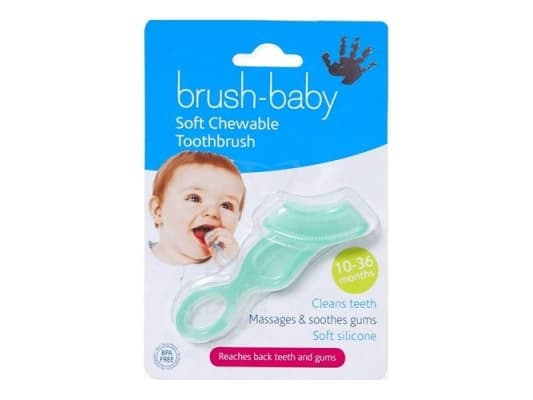 Brushbaby BRUSHBABY TEETHER + BRUSH 10-36m-c