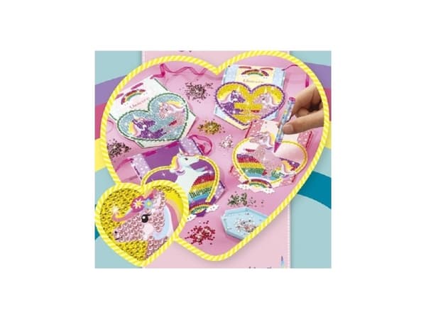Totum Unicorn Diamond Painting, 5 år, Jente, Barn, Flerfarget, 360 - 480 min, China