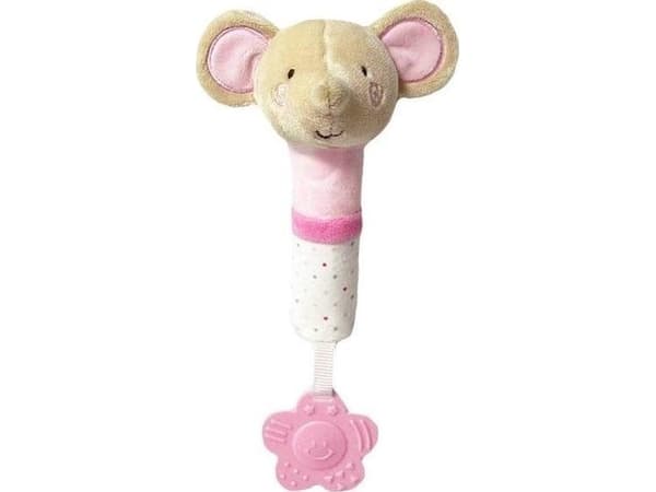 Tulilo Beige mus med lyd 17cm