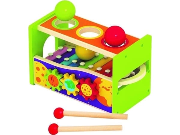 Smily Play Spikerpistol i tre med cymbaler