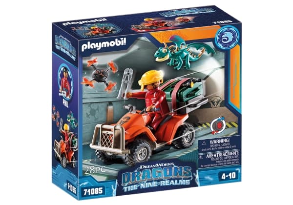Playmobil Dragons 71085, Action/äventyr, 3 År, Multifärg
