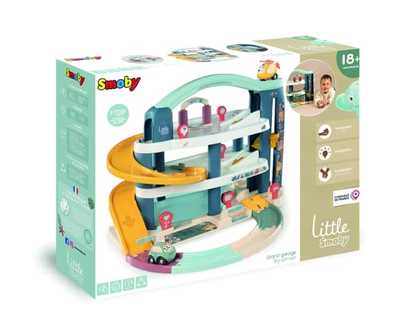 Smoby Liten Maxi Garage Bil Vroom Planet (140203)