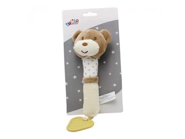 Tulilo Toy with sound - Caramel Teddy bear 17 c