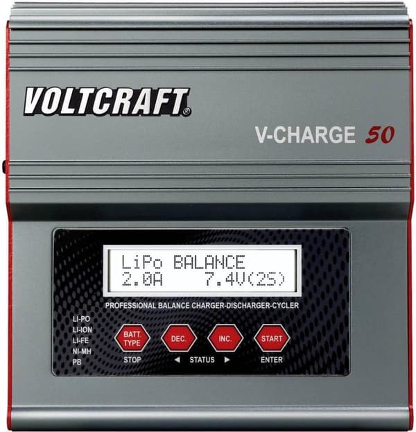 VOLTCRAFT V-Charge 50 Monikäyttöinen mallilaturi 12 V, 230 V 7 A