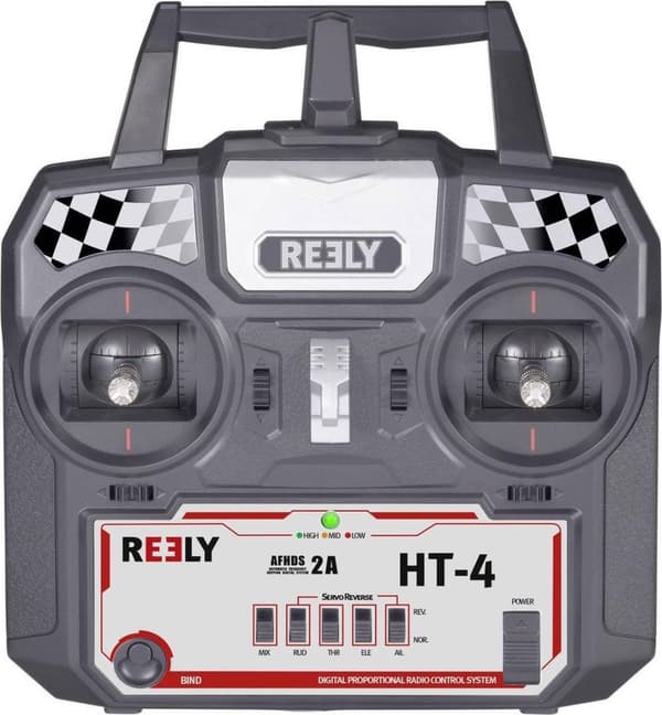 Reely HT-4 RC håndholdt sender 2,4 GHz Antal kanaler: 4 Inkl. modtager