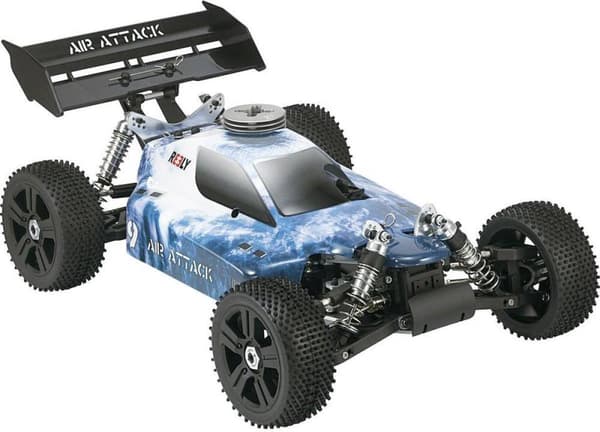 Reely 1:8 Buggy Complete hjul Spike 5-eger Sort 4 stk.