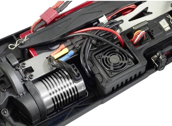 Reely Cimera Black Brushless 1:10 RC Car Electric Monster Truck 4WD 100% RTR 2,4 GHz Inkl. batteri og oplader