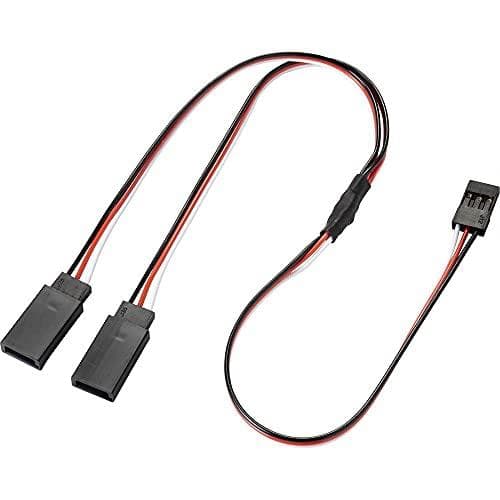 Reely Servo Y-kabel [2X Futaba han - 1x JR hun] 30,00 cm 0,14 mm²