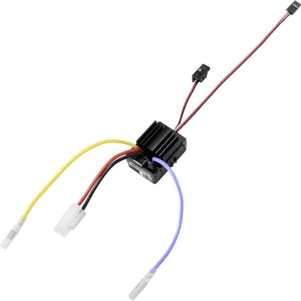 Reely WP-1040 Børstet hastighedsregulator til fjernstyrede biler Lastkapacitet (maks.): 180 A Motorgrænse (drejninger): 12