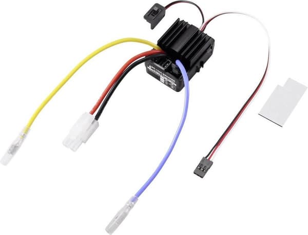 Reely WP-1040 Børstet hastighedsregulator til fjernstyrede biler Lastkapacitet (maks.): 180 A Motorgrænse (drejninger): 12