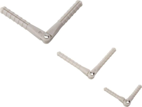 Stiftgångjärn Rund plastrulle (Ø xl) 4,5 mm x 67 mm 5 st.