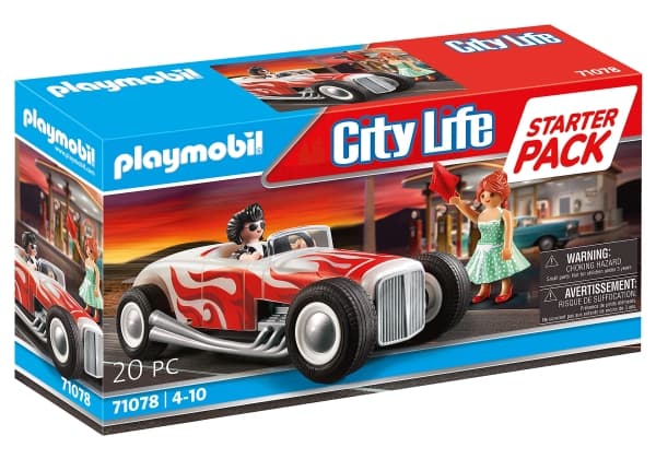 Playmobil City Life 71078, Bil og by, 4 år, Flerfarget