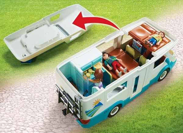 PLAYMOBIL Family Fun Mobile home med familie - 70088