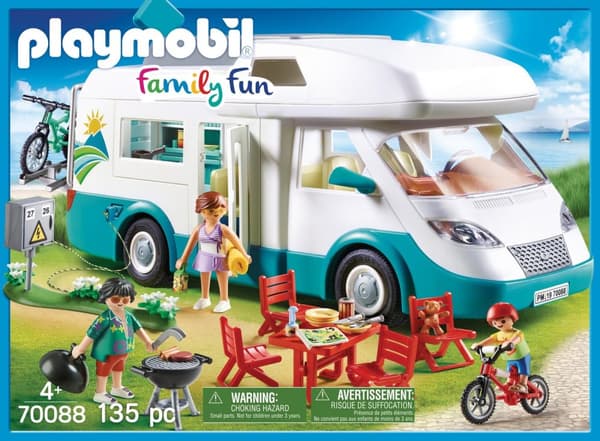 PLAYMOBIL Family Fun Mobile home med familie - 70088