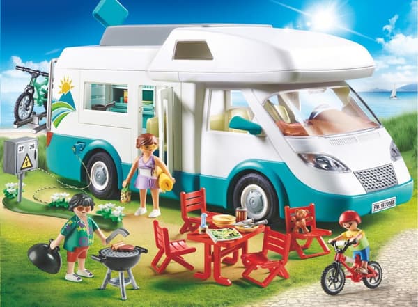 PLAYMOBIL Family Fun Mobile home med familie - 70088